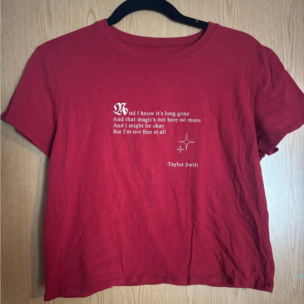 Red Graphic Tee